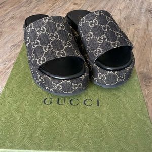 Gucci platform sandals
